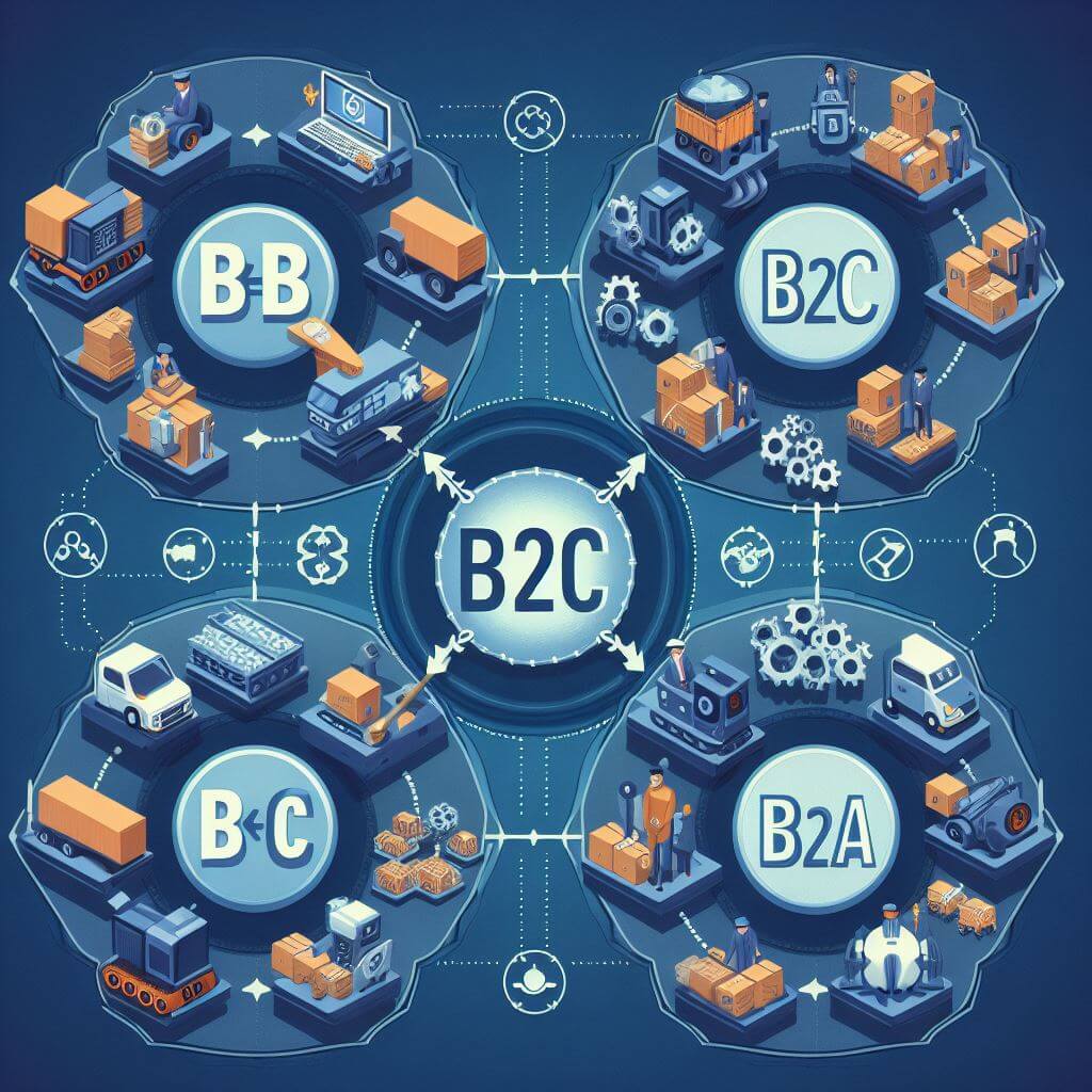 Cadeias de Suprimentos B2B, B2C e B2A: Um Guia Completo